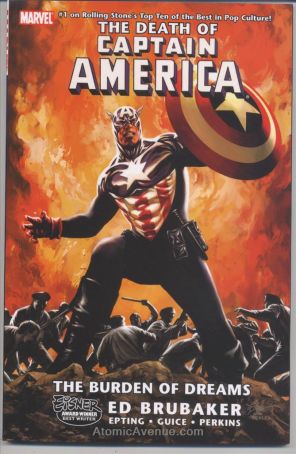 Captain America (5th Series) TPB 6 published by Marvel with cover art by Steve Eptig