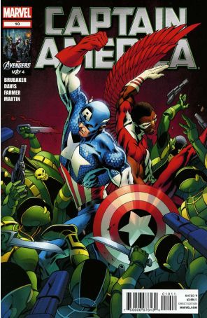 Captain America (6th Series) 10 published by Marvel with cover art by Alan Davis