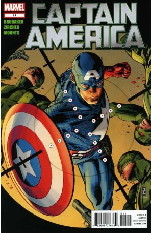 Captain America (6th Series) 11 published by Marvel with cover art by Patrick Zircher