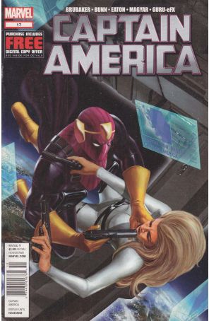 Captain America (6th Series) 17 (Newsstand) published by Marvel with cover art by Steve Epting