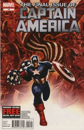 Captain America (6th Series) 19 published by Marvel with cover art by Steve Epting