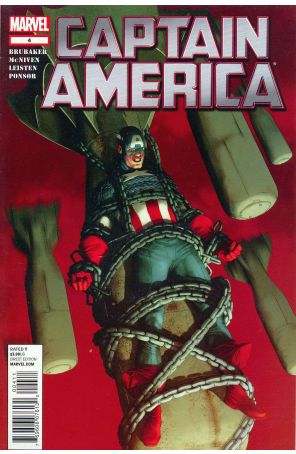 Captain America (6th Series) 4 published by Marvel with cover art by Steve Mcniven