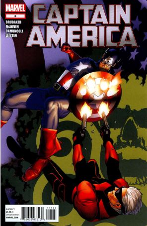 Captain America (6th Series) 5 published by Marvel with cover art by Steve McNiven