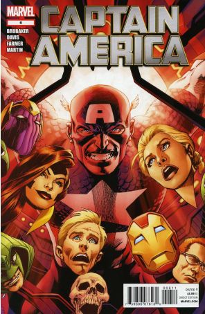 Captain America (6th Series) 6 published by Marvel with cover art by Alan Davis