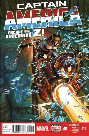 Captain America (7th Series) 10 published by Marvel with cover art by John Romita