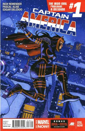 Captain America (7th Series) 16 published by Marvel with cover art by Nic Klein
