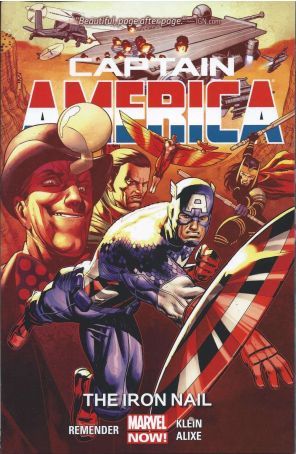 Captain America (7th Series) TPB 4 published by Marvel with cover art by Nic Klein