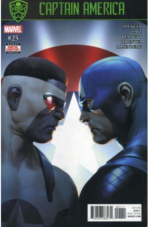 Captain America (8th Series) 25 published by Marvel with cover art by Jesus Saiz
