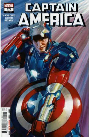 Captain America (9th Series) 23 published by Marvel with cover art by Alex Ross