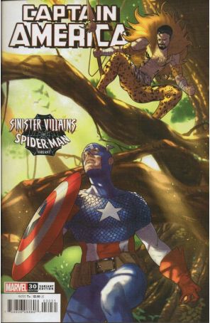 Captain America (9th Series) 30B published by Marvel with cover art by Taurin Clarke