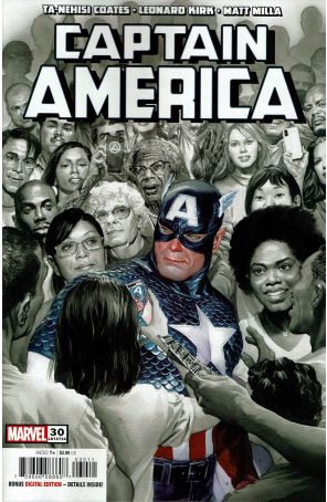 Captain America (9th Series) 30 published by Marvel with cover art by Alex Ross
