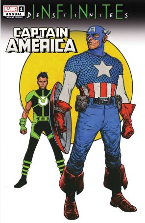 Captain America (9th Series) Annual 2021B published by Marvel with cover art by Travis Charest