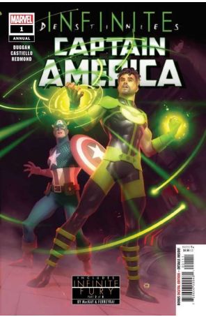 Captain America (9th Series) Annual 2021 published by Marvel with cover art by Alex Garner