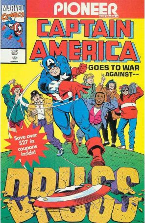 Captain America Goes to War Against Drugs 1B published by Marvel
