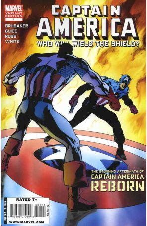 Captain America Reborn: Who Will Wield The Shield? 1A published by Marvel with cover art by Alan Davis