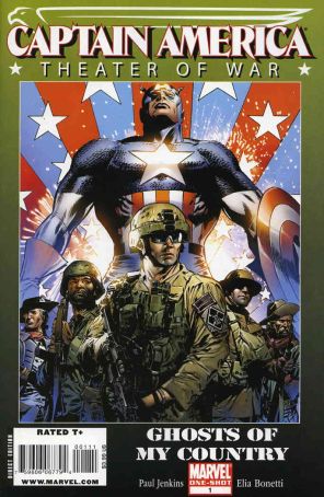 Captain America Theater of War: Ghosts of My Country 1 published by Marvel with cover art by Butch Guice