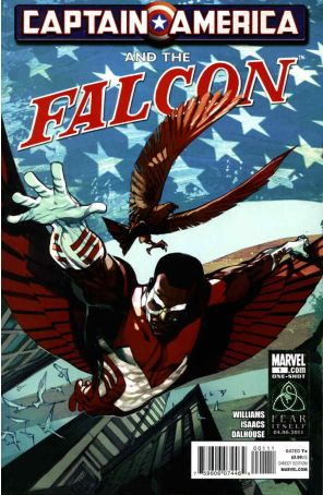 Captain America and Falcon (2nd Series) 1 published by Marvel with cover art by Greg Tocchini
