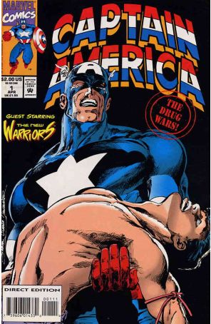 Captain America: Drug War 1 published by Marvel with cover art by Samuel Clarke