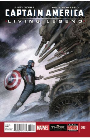 Captain America: Living Legend 3 published by Marvel with cover art by Adi Granov
