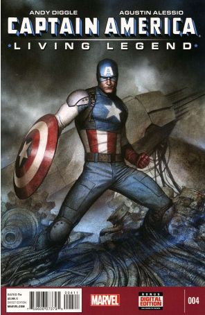 Captain America: Living Legend 4 published by Marvel with cover art by Adi Granov