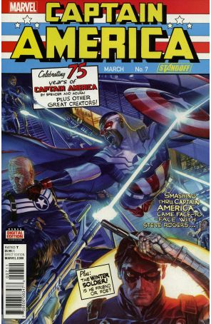 Captain America: Sam Wilson 7 published by Marvel with cover art by Alex Ross