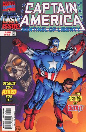 Captain America: Sentinel of Liberty 12 published by Marvel with cover art by Dougie Braithwaite
