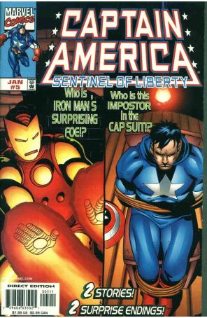 Captain America: Sentinel of Liberty 5 published by Marvel with cover art by Ron Garney