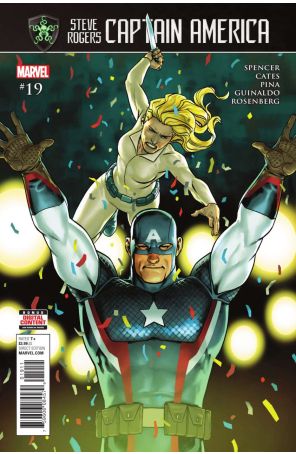 Captain America: Steve Rogers 19 published by Marvel with cover art by Elizabeth Torque