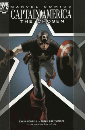 Captain America: The Chosen 5A published by Marvel with cover art by Travis Charest
