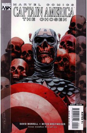 Captain America: The Chosen 5 published by Marvel with cover art by Mitch Breitweiser