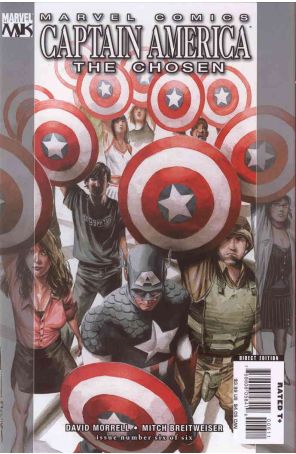 Captain America: The Chosen 6A published by Marvel with cover art by Mitch Breitweiser