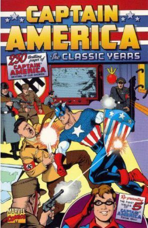 Captain America: The Classic Years TPB 1 published by Marvel with cover art by Kevin Maguire