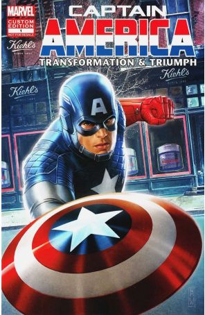 Captain America: Transformation and Triumph 1 published by Marvel with cover art by Admira Wijaya