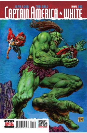 Captain America: White (2nd Series) 3A published by Marvel with cover art by Glenn Fabry