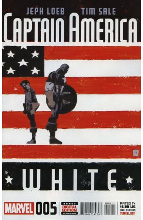 Captain America: White (2nd Series) 5 published by Marvel with cover art by Tim Sale