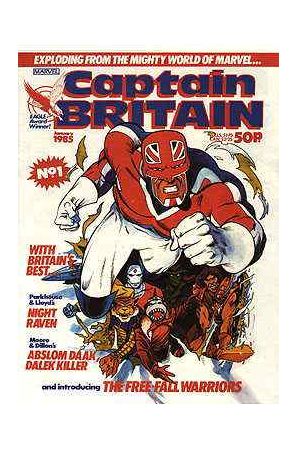 Captain Britain (2nd Series) 1 published by Marvel with cover art by Alan Davis