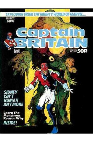 Captain Britain (2nd Series) 4 published by Marvel with cover art by Alan Davis