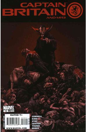 Captain Britain and MI:13 14 published by Marvel with cover art by Mico Suayan