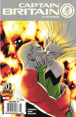 Captain Britain and MI:13 9 (Newsstand) published by Marvel with cover art by Stuart Immonen
