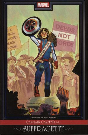 Captain Carter 1D published by Marvel with cover art by Sara Pichelli