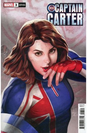 Captain Carter 3A published by Marvel with cover art by Ashley Witter