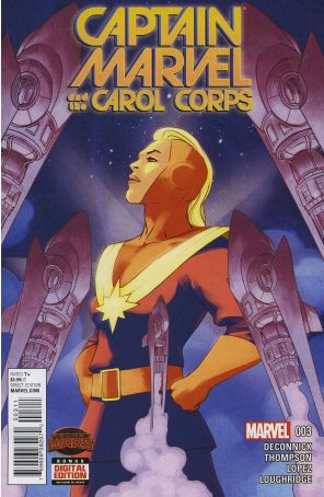 Captain Marvel And the Carol Corps 3 published by Marvel with cover art by David Lopez