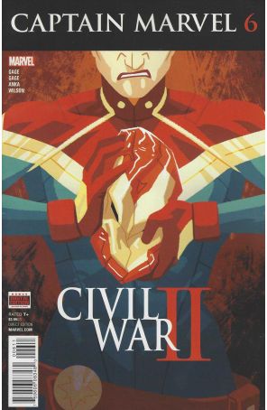 Captain Marvel (10th Series) 6 published by Marvel with cover art by Kris Anka