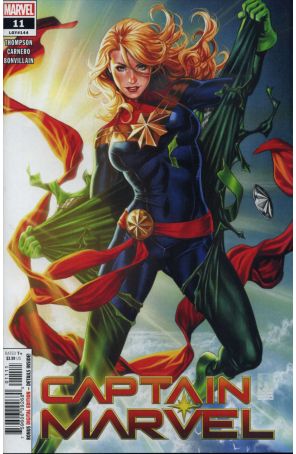 Captain Marvel (11th Series) 11 published by Marvel with cover art by Mark Brooks