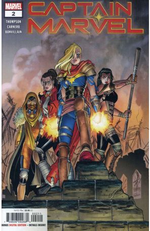 Captain Marvel (11th Series) 2 published by Marvel with cover art by Amanda Conner