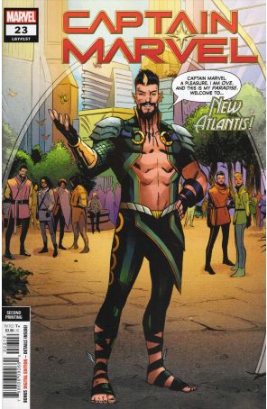 Captain Marvel (11th Series) 23 (2nd) published by Marvel with cover art by Lee Garbett