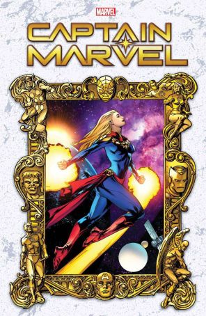 Captain Marvel (11th Series) 26A published by Marvel with cover art by Emanuela Lupacchino