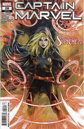 Captain Marvel (11th Series) 28 published by Marvel with cover art by Marco Checchetto