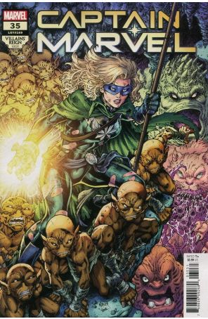 Captain Marvel (11th Series) 35B published by Marvel with cover art by Todd Nauck