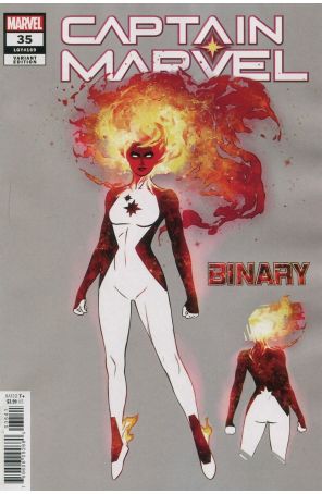 Captain Marvel (11th Series) 35C published by Marvel with cover art by Russell Dauterman